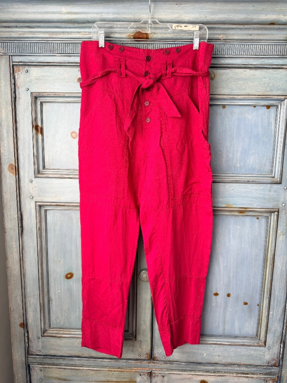 Isabel Marant Etoile Sineta Pants in Red Size 36